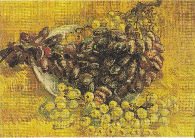 Stillleben mit Weintrauben, Vincent Van Gogh